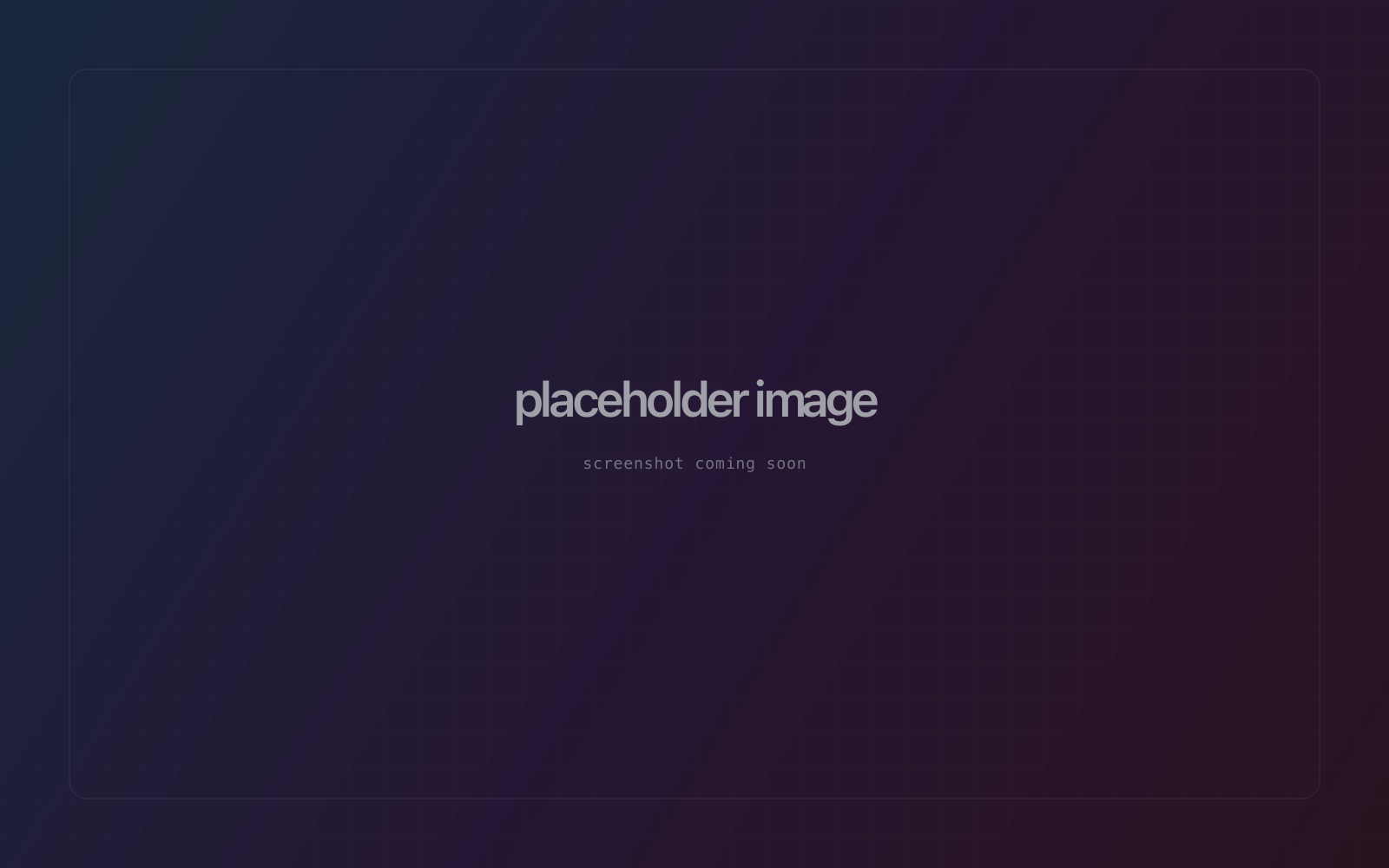 Placeholder — screenshot coming soon